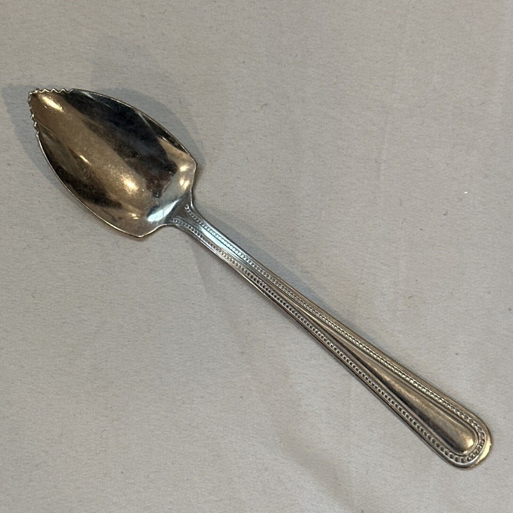 Vintage 1970s Unique Classic Handle Grapefruit Spoon Stainless Steel Japan RARE